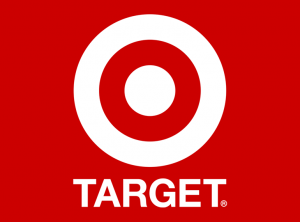Target Logo on Red Background
