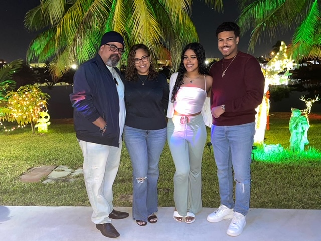 Indira Perez with Family