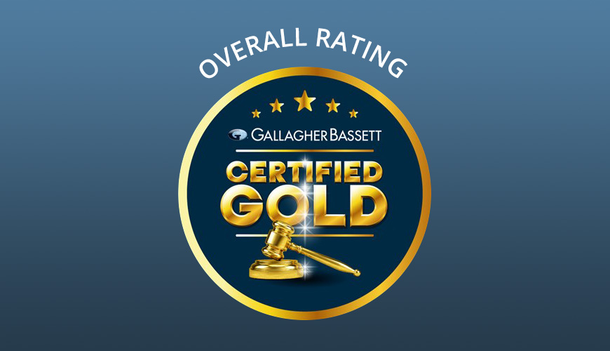 Gallagher Certified Gold Rating hero image