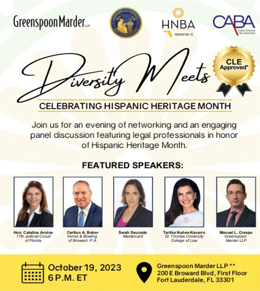 Hispanic Heritage Month Event Flyer