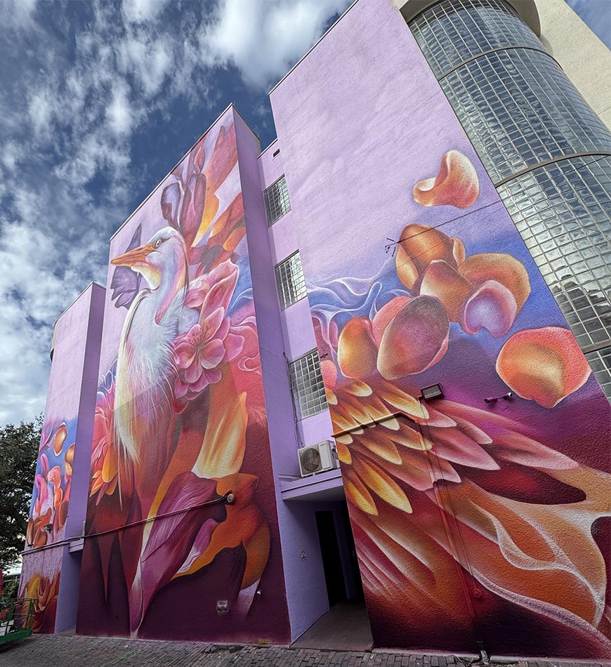 Vernis & Bowling St. Petersburg office building mural